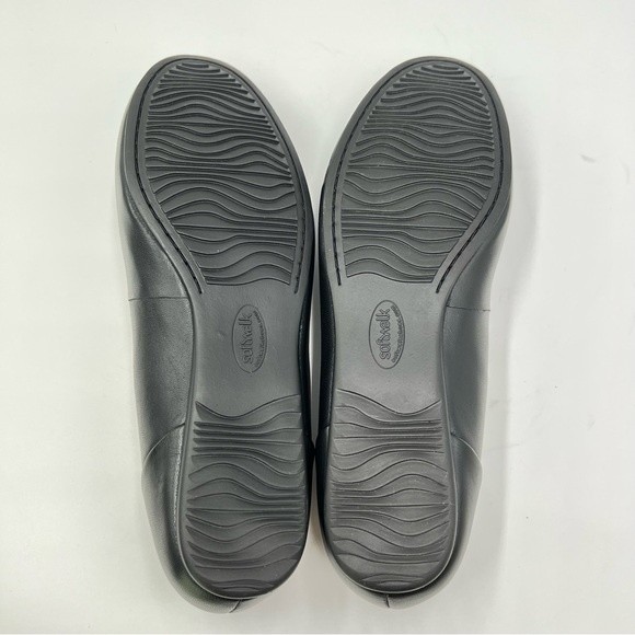 6.5W 6.5 WIDE WIDTH Softwalk Women's Sonoma Black Leather Ballet Flats Shoes NEW - Picture 10 of 15